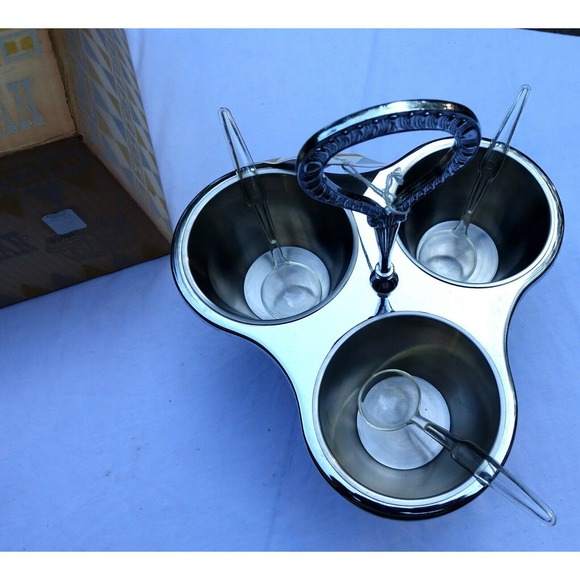 Irvinware Gourmet Susan condiments 3 bowl NEW - Picture 2 of 8